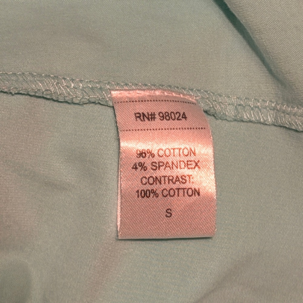 Love the Label Puff Sleeve T-Shirt Womens Small Mint Green Short Balloon Sleeve - Picture 8 of 9